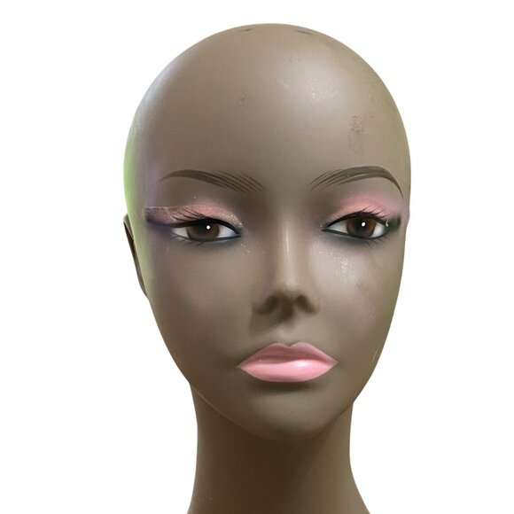 Vivica A Fox Mannequin Wig Head Dark Skin Tone Hats Accessories Decor Softgirl - Picture 2 of 8